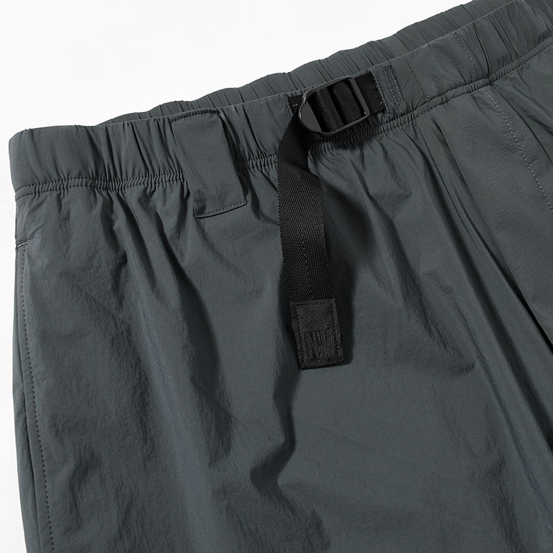 NYLON HALF PANTS -CHARCOAL-