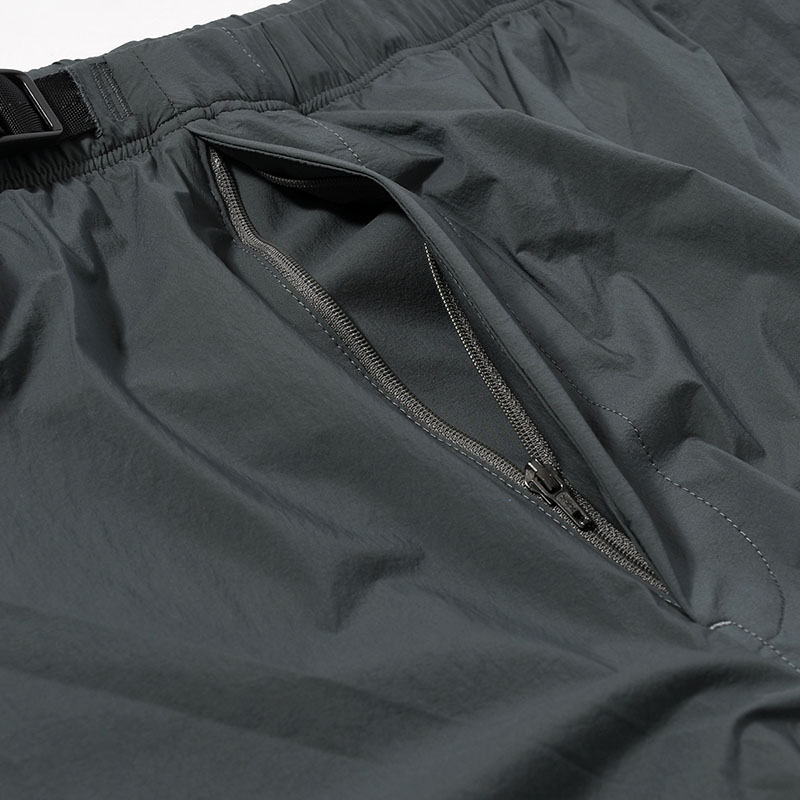 NYLON HALF PANTS -CHARCOAL-