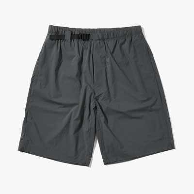 NYLON HALF PANTS -CHARCOAL-