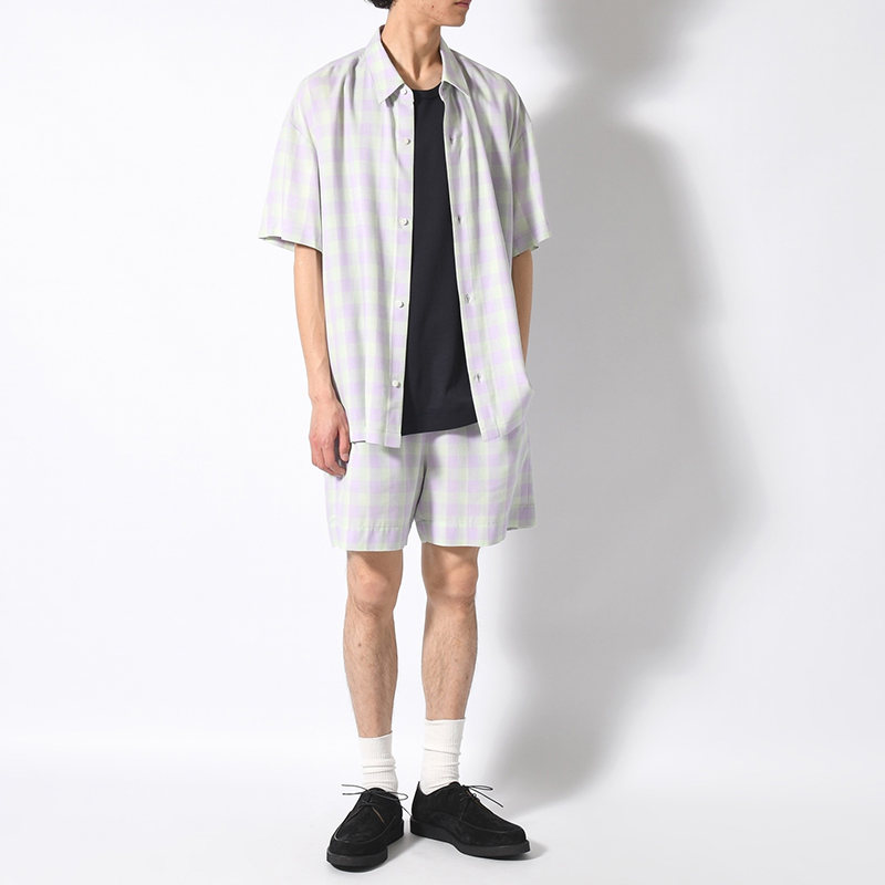 HALF PANTS -PURPLE-