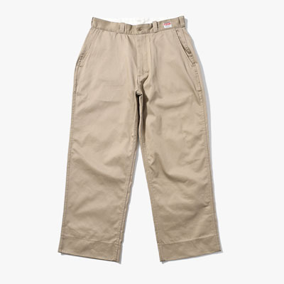 CHINO PANTS -BEIGE-