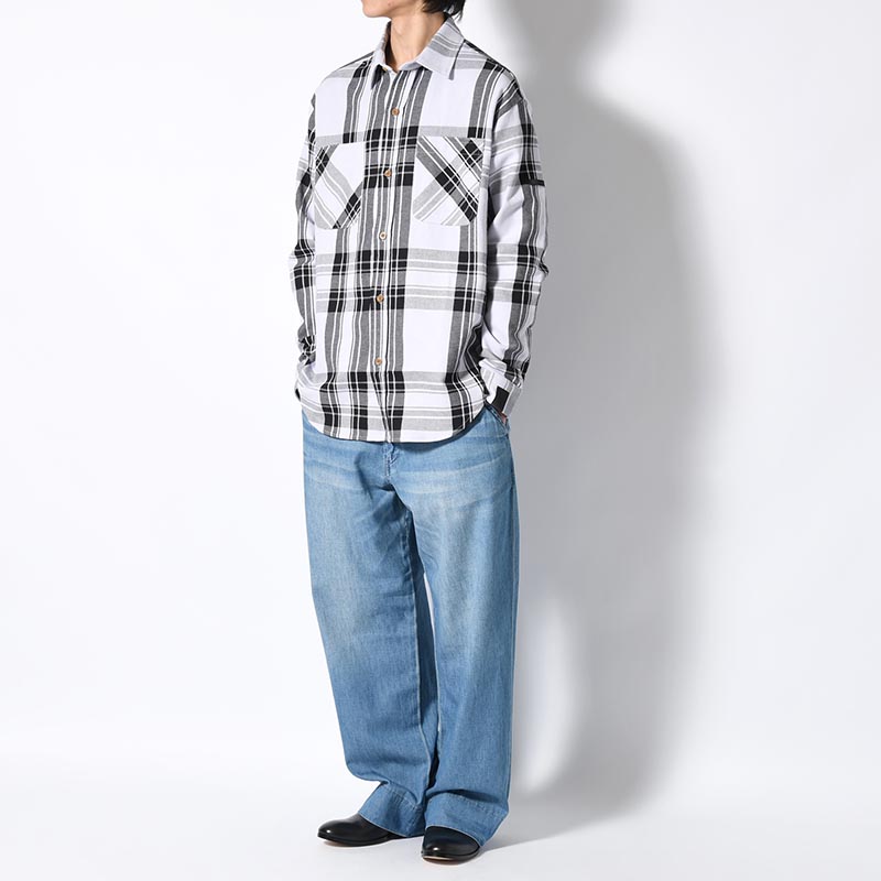 DENIM PANTS -BLUE-