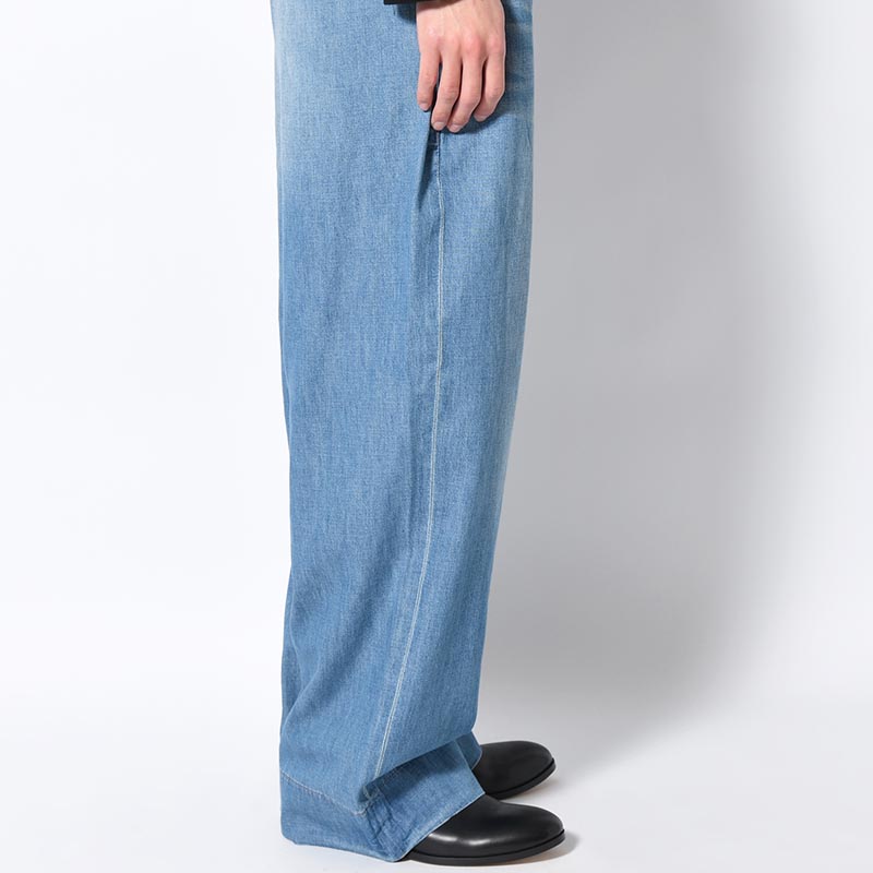 DENIM PANTS -BLUE-