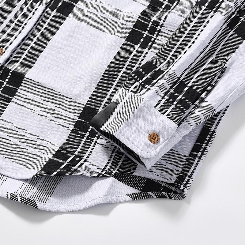 SHIRT -GRY CHECK-