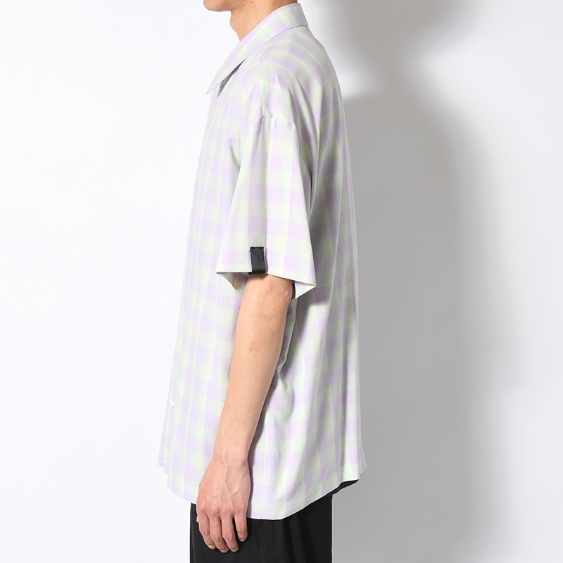 CHECK HS SHIRT -PURPLE-