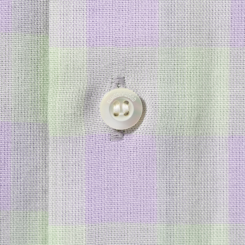 CHECK HS SHIRT -PURPLE-