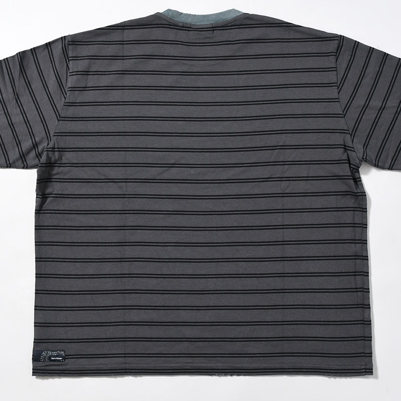 RESEARCHED TEE LS / COTTON BORDER JERSEY -2.COLOR-