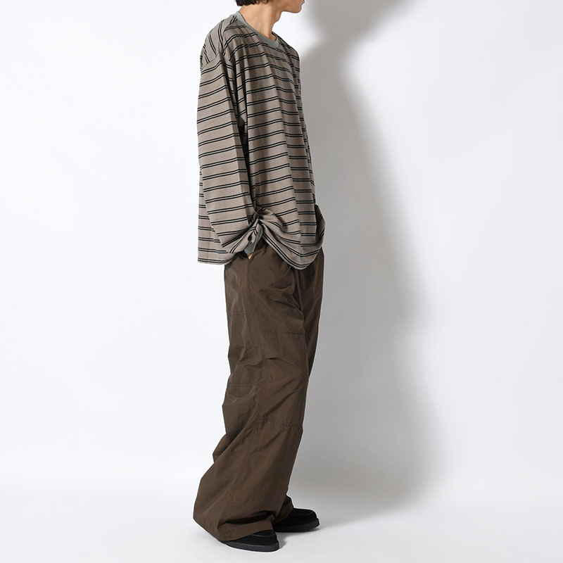 RESEARCHED TEE LS / COTTON BORDER JERSEY -2.COLOR-