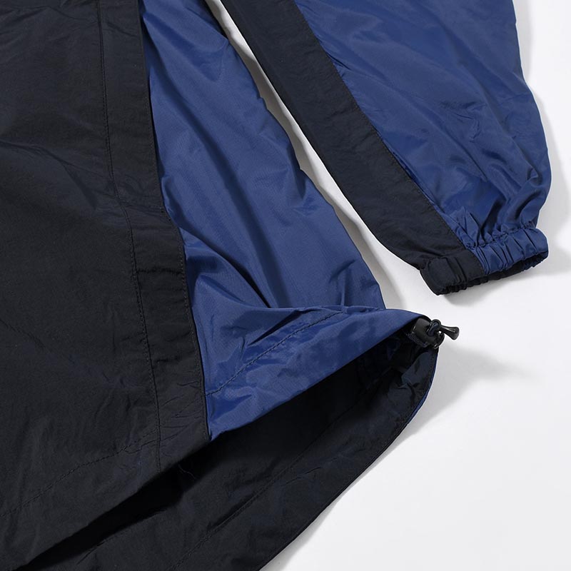 ORGANIZED HOODED PULLOVER / RIPSTOP NYLON -NAVY-