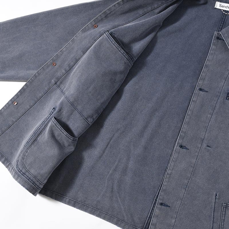 RESEARCHED WORK JACKET / COTTON CANVAS -NAVY-