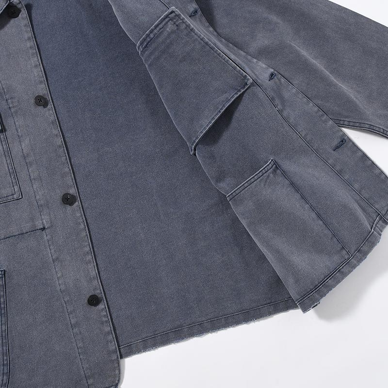 RESEARCHED WORK JACKET / COTTON CANVAS -NAVY-