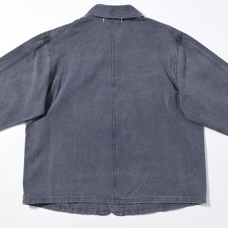 RESEARCHED WORK JACKET / COTTON CANVAS -NAVY-