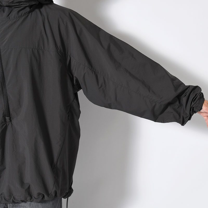 ORGANIZED HOODED PULLOVER / RIPSTOP NYLON -2.COLOR-