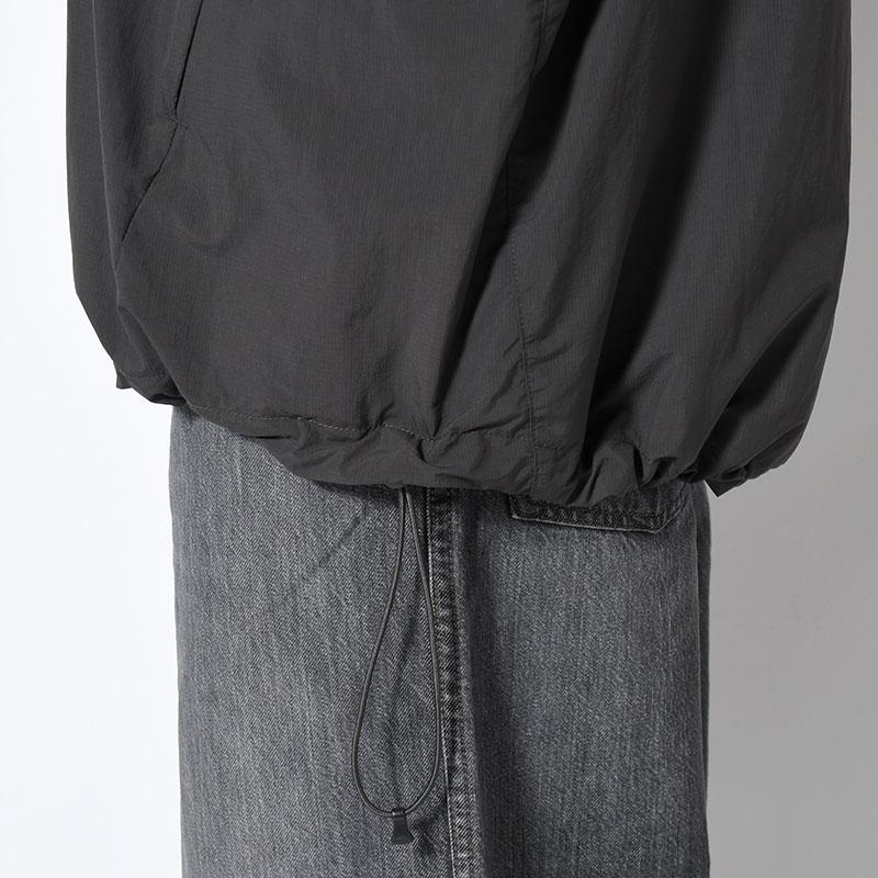 ORGANIZED HOODED PULLOVER / RIPSTOP NYLON -2.COLOR-