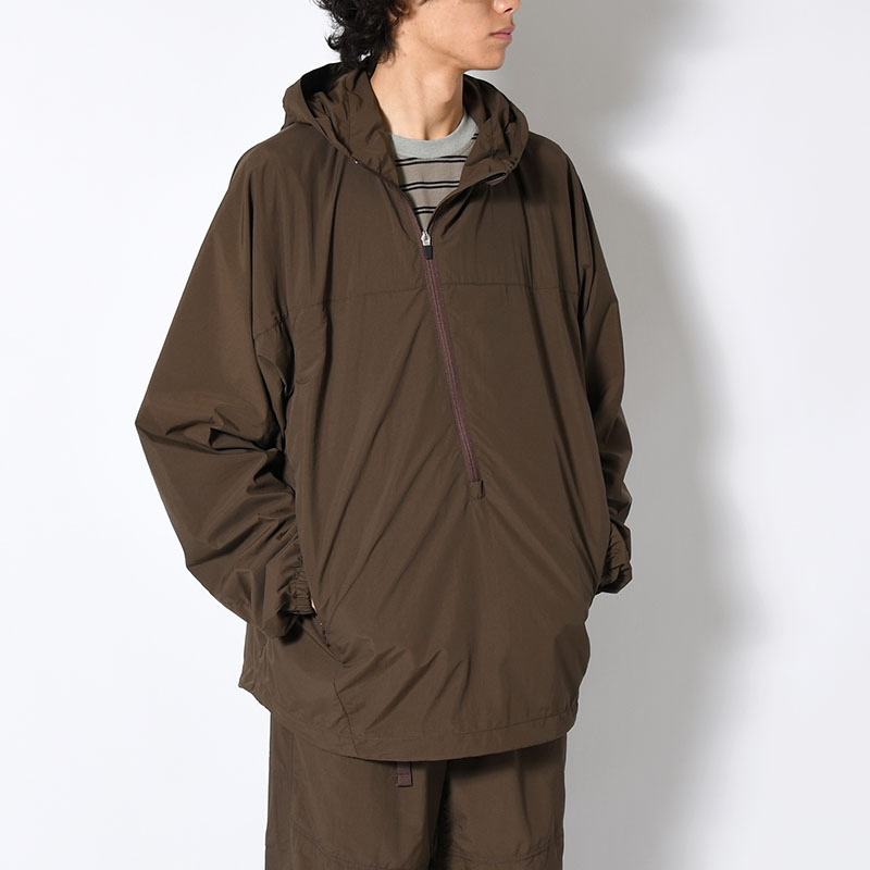 ORGANIZED HOODED PULLOVER / RIPSTOP NYLON -2.COLOR-