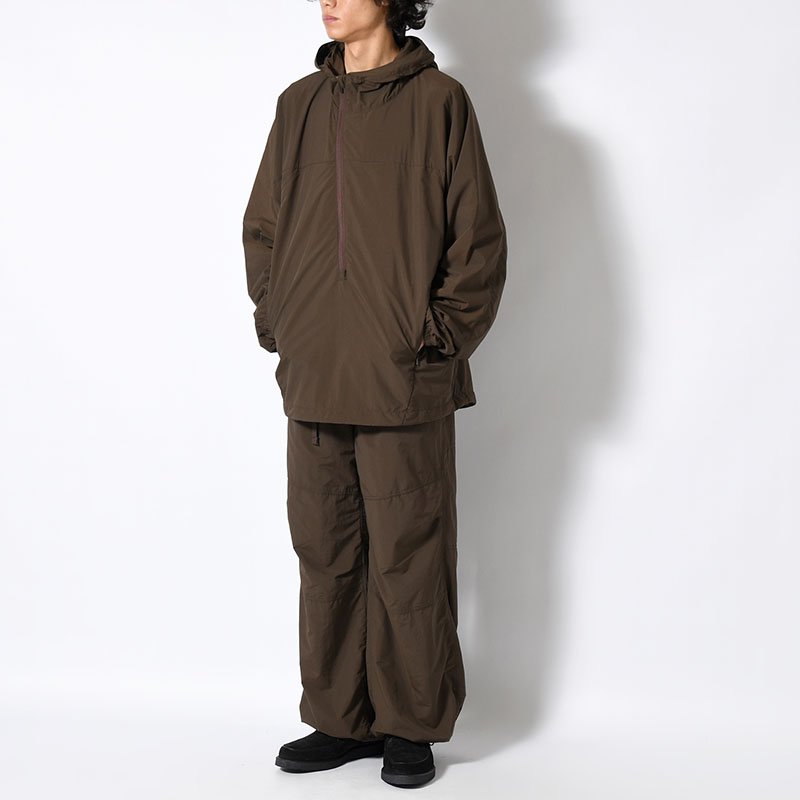 ORGANIZED HOODED PULLOVER / RIPSTOP NYLON -2.COLOR-