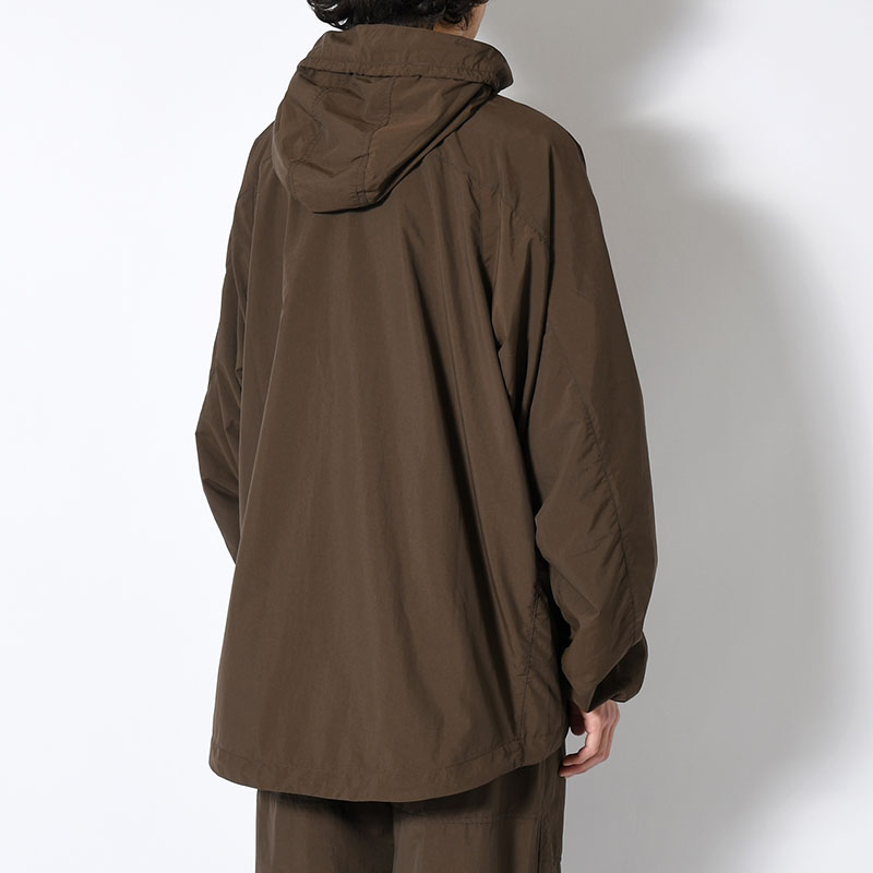 ORGANIZED HOODED PULLOVER / RIPSTOP NYLON -2.COLOR-