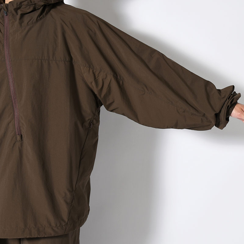ORGANIZED HOODED PULLOVER / RIPSTOP NYLON -2.COLOR-