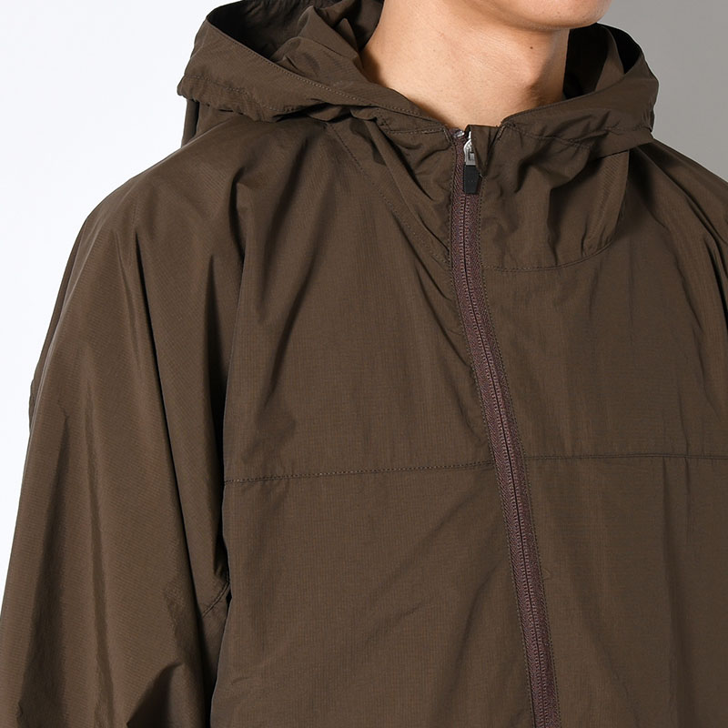 ORGANIZED HOODED PULLOVER / RIPSTOP NYLON -2.COLOR-