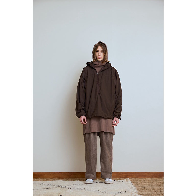 ORGANIZED HOODED PULLOVER / RIPSTOP NYLON -2.COLOR-