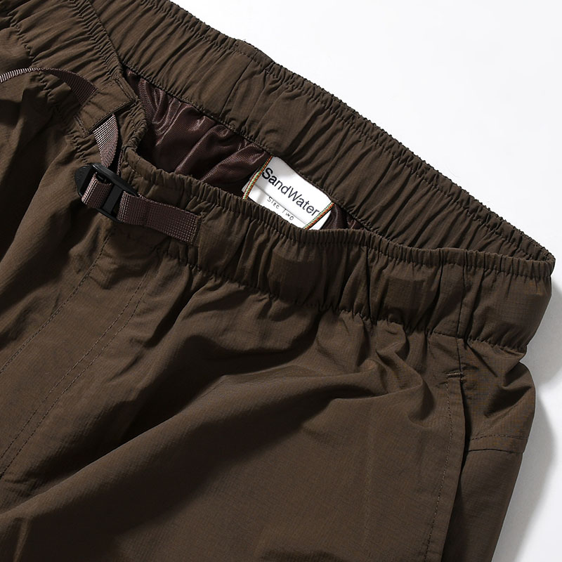 ORGANIZED WIDE EASY PANTS / RIPSTOP NYLON -2.COLOR-