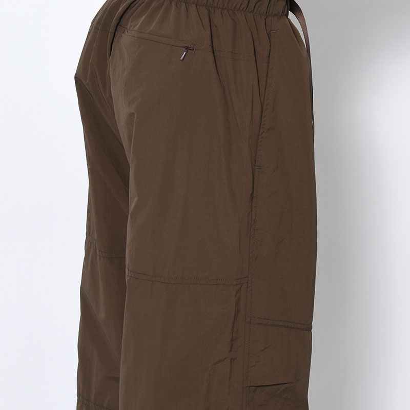 ORGANIZED WIDE EASY PANTS / RIPSTOP NYLON -2.COLOR-