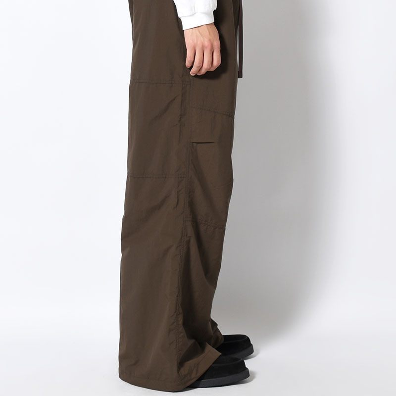 ORGANIZED WIDE EASY PANTS / RIPSTOP NYLON -2.COLOR-