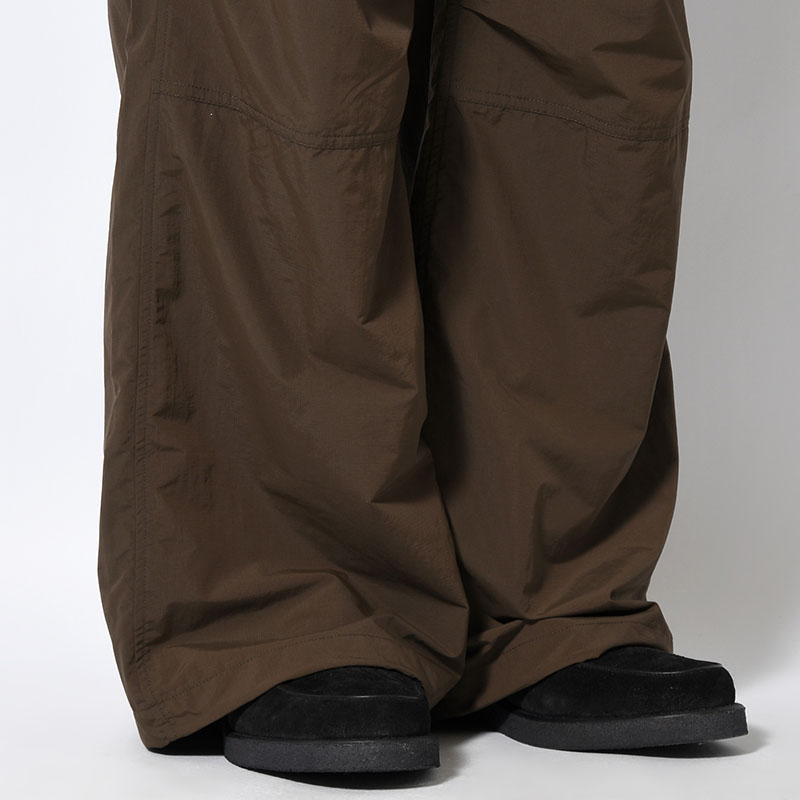 ORGANIZED WIDE EASY PANTS / RIPSTOP NYLON -2.COLOR-