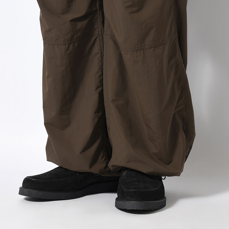 ORGANIZED WIDE EASY PANTS / RIPSTOP NYLON -2.COLOR-