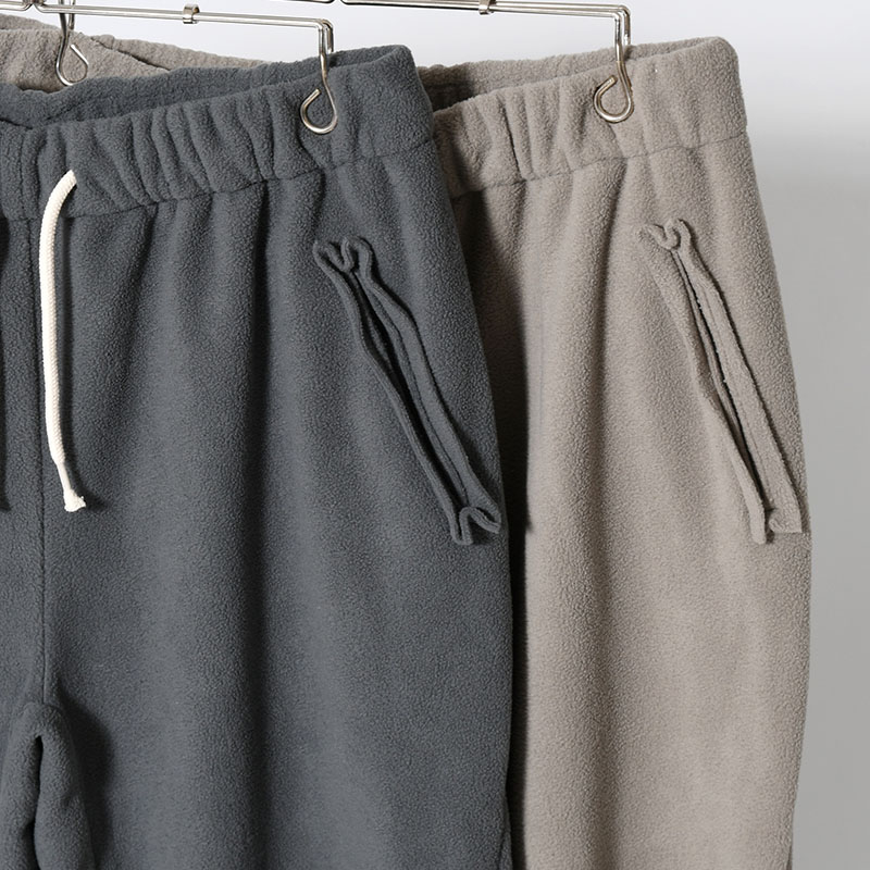 ORGANIZED WIDE EASY PANTS / PE.MICRO FLEECE -2.COLOR-