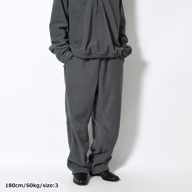 ORGANIZED WIDE EASY PANTS / PE.MICRO FLEECE -2.COLOR-