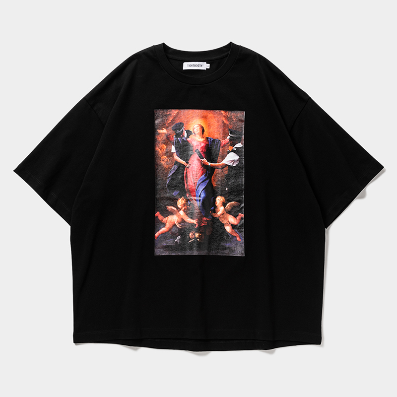 POLICE CHECKUP S/S T-SHIRT -2.COLOR-(BLACK)