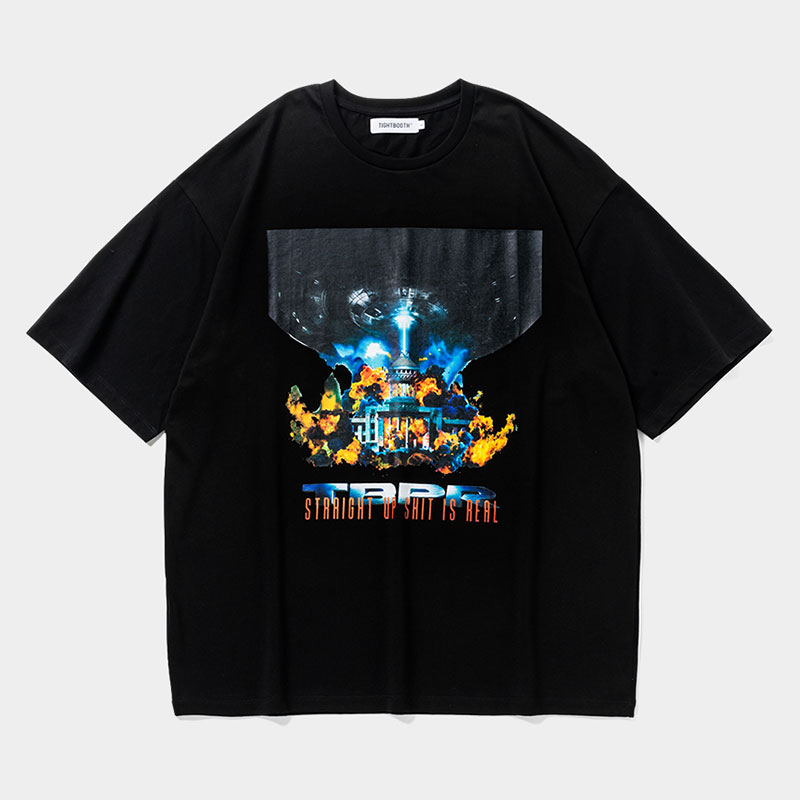 INDEPENDENCE S/S T-SHIRT -BLACK-