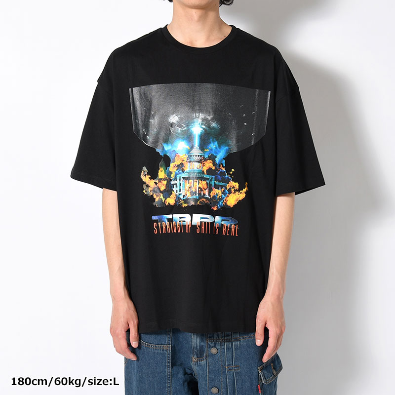 INDEPENDENCE S/S T-SHIRT -BLACK-