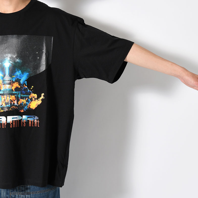 INDEPENDENCE S/S T-SHIRT -BLACK-