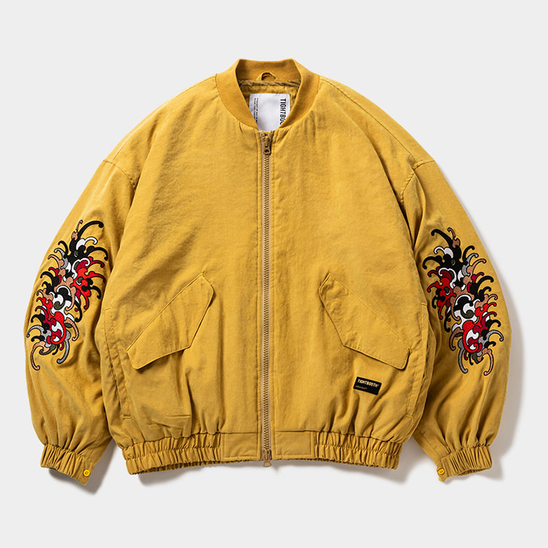 BRAIN DROPS MA-1 -2.COLOR-(MUSTARD)