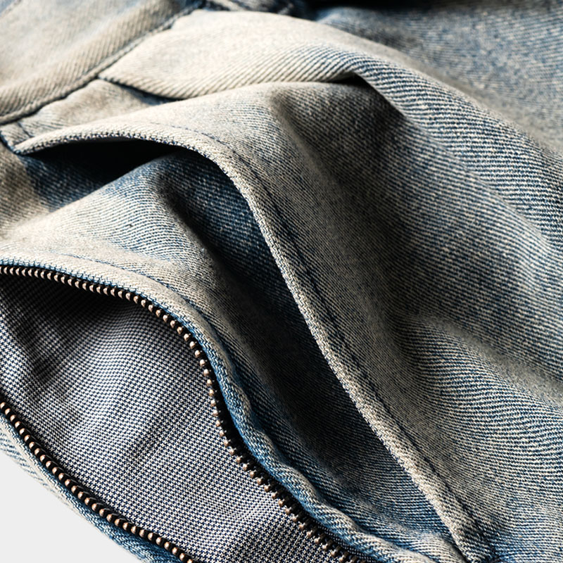 DENIM BALLOON PANTS -BLUE-