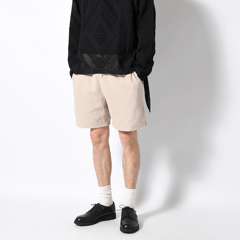 1mm PILE LOOSE SHORT PANTS -2.COLOR-