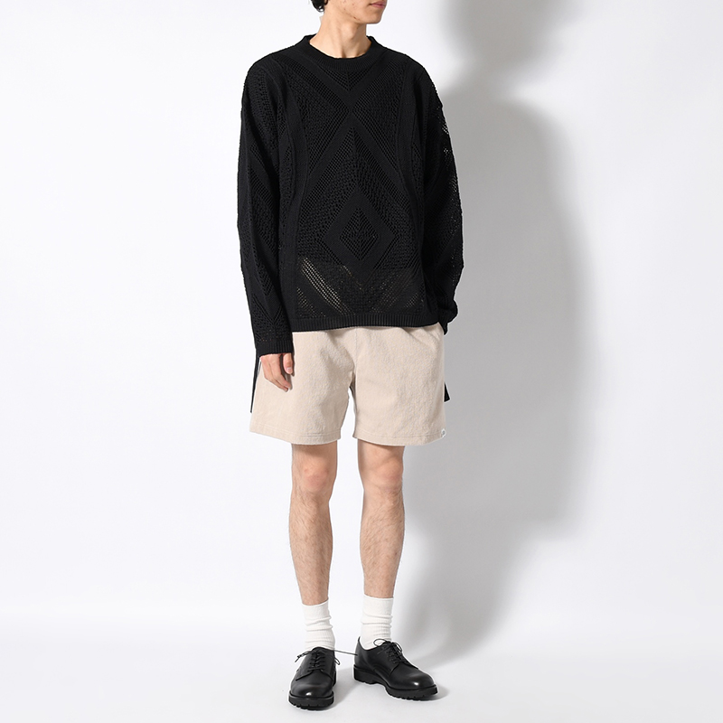 1mm PILE LOOSE SHORT PANTS -2.COLOR-