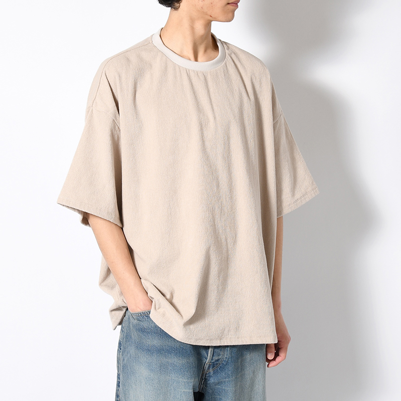 1mm PILE LOOSE TEE -2.COLOR-