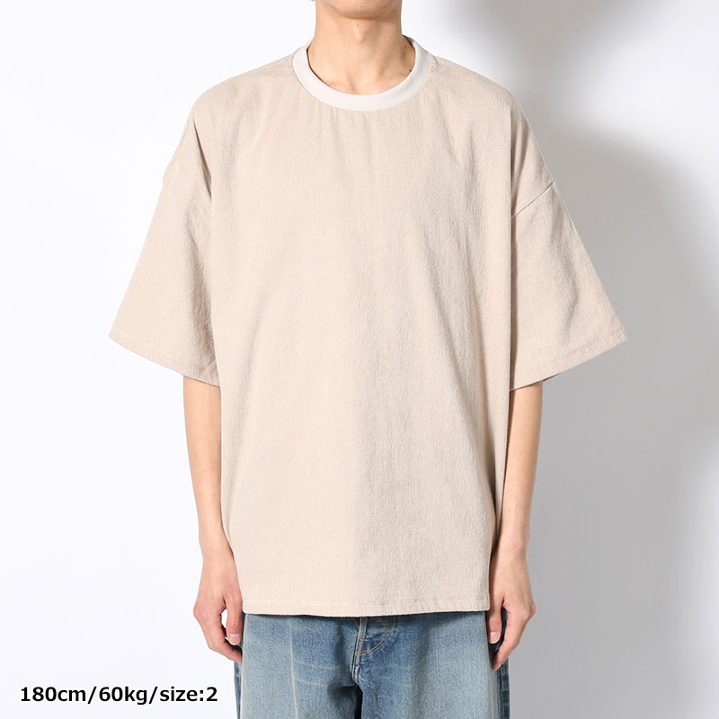 1mm PILE LOOSE TEE -2.COLOR-