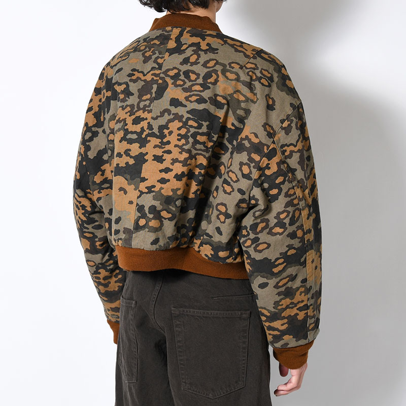 THIRD WAY CROPPED BOMBER -LLLEGAL CAMO-