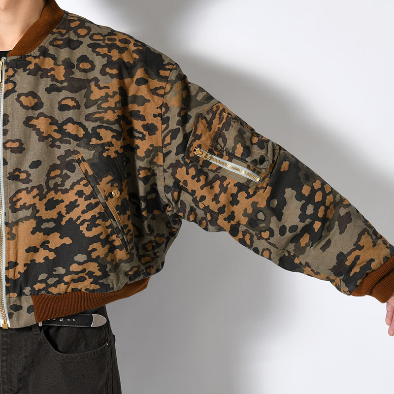 THIRD WAY CROPPED BOMBER -LLLEGAL CAMO-