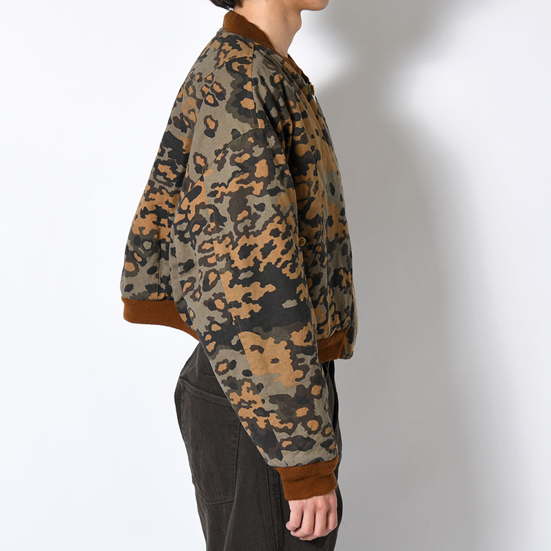 THIRD WAY CROPPED BOMBER -LLLEGAL CAMO-