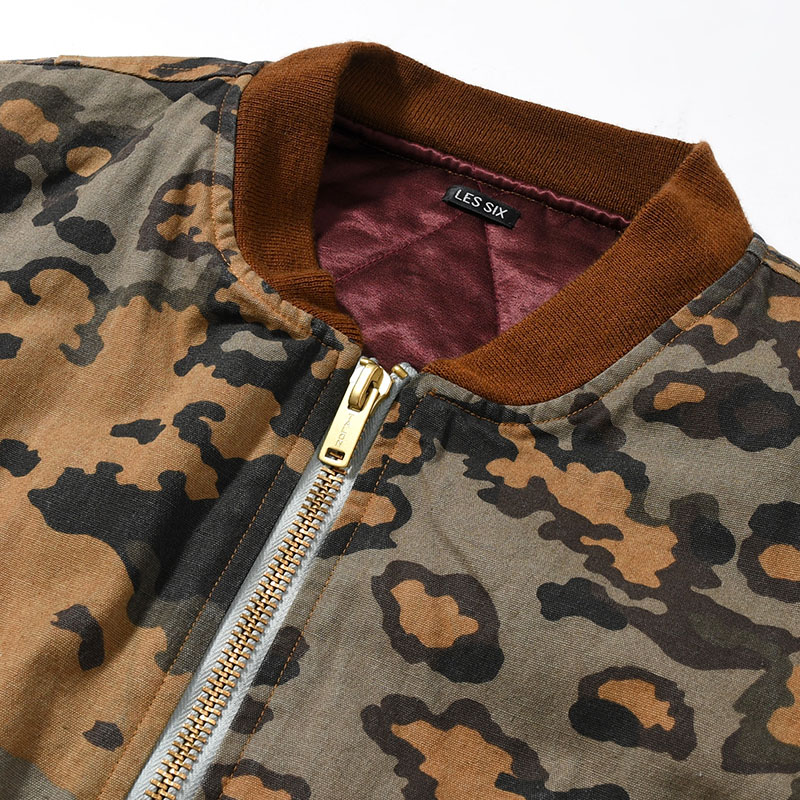 THIRD WAY CROPPED BOMBER -LLLEGAL CAMO-