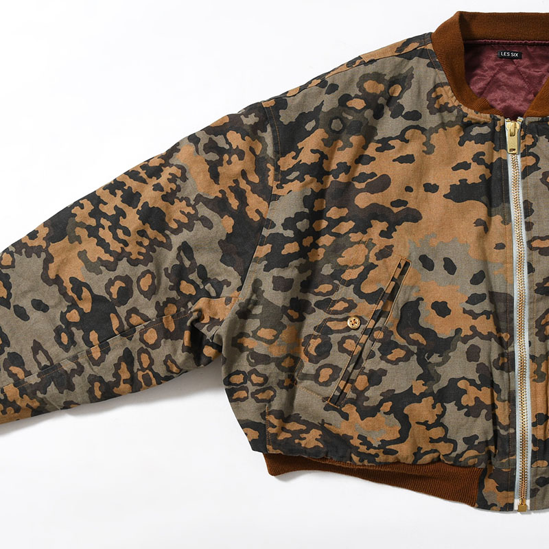 THIRD WAY CROPPED BOMBER -LLLEGAL CAMO-