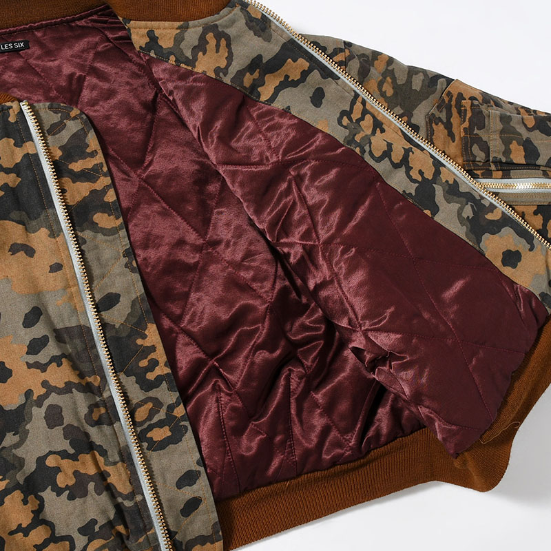 THIRD WAY CROPPED BOMBER -LLLEGAL CAMO-