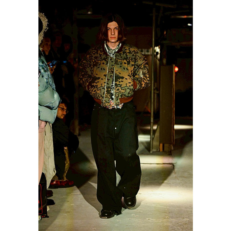THIRD WAY CROPPED BOMBER -LLLEGAL CAMO-