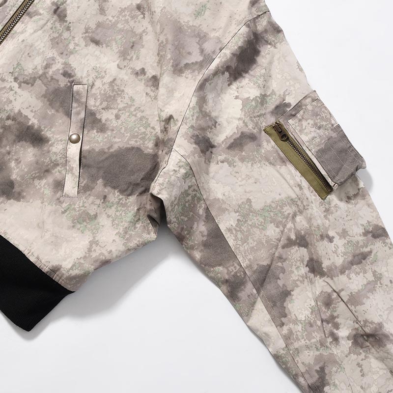 DANGEROUS CAMO BOMBER JACKET -PUKE-