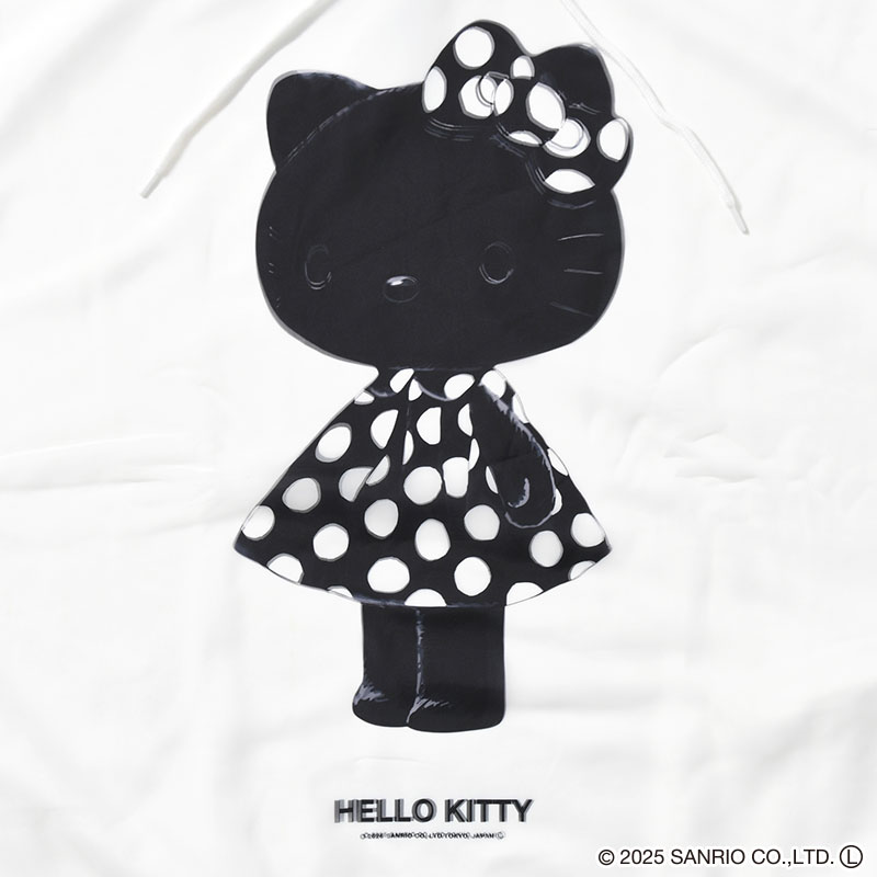 BLACK KITTY DOTS ONE-PIECE -2.COLOR-